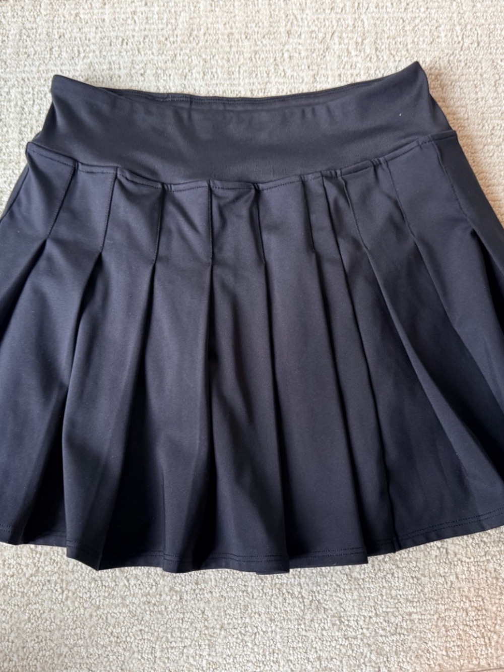 Black Wilson Pleated Tennis or Golf Skirt / Sz L